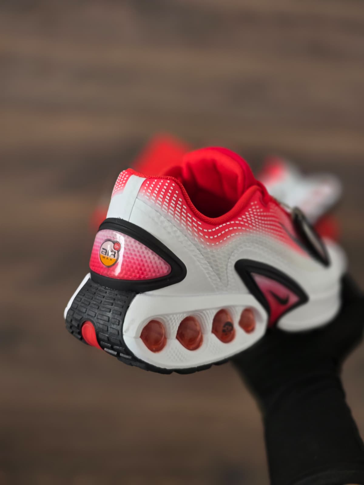 Air max dn blanca roja