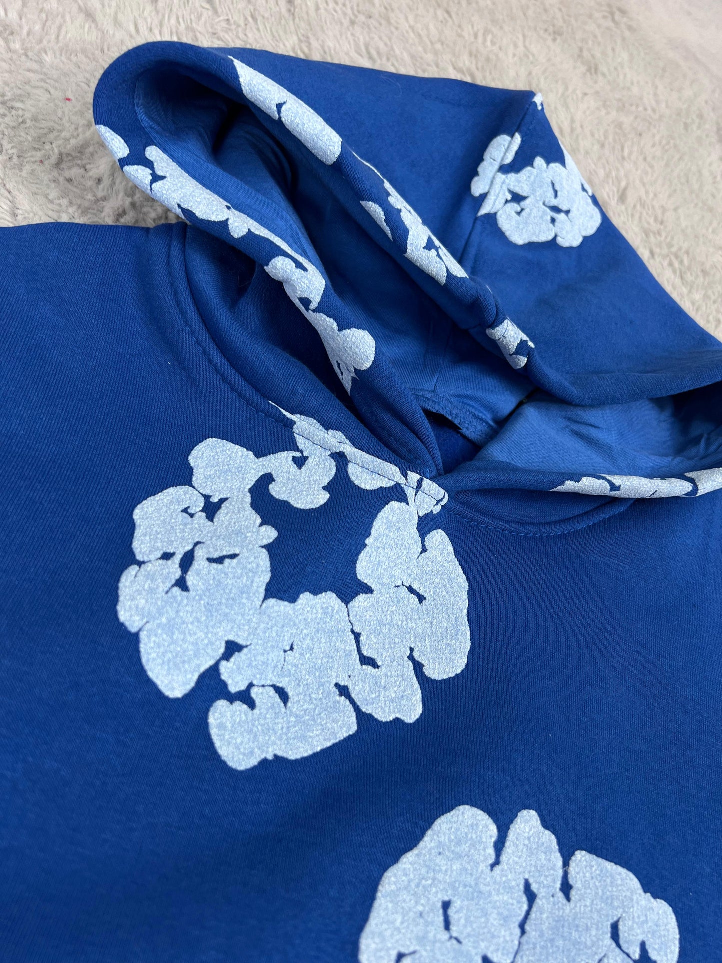 Chandal Denim tears azul marino logo celeste