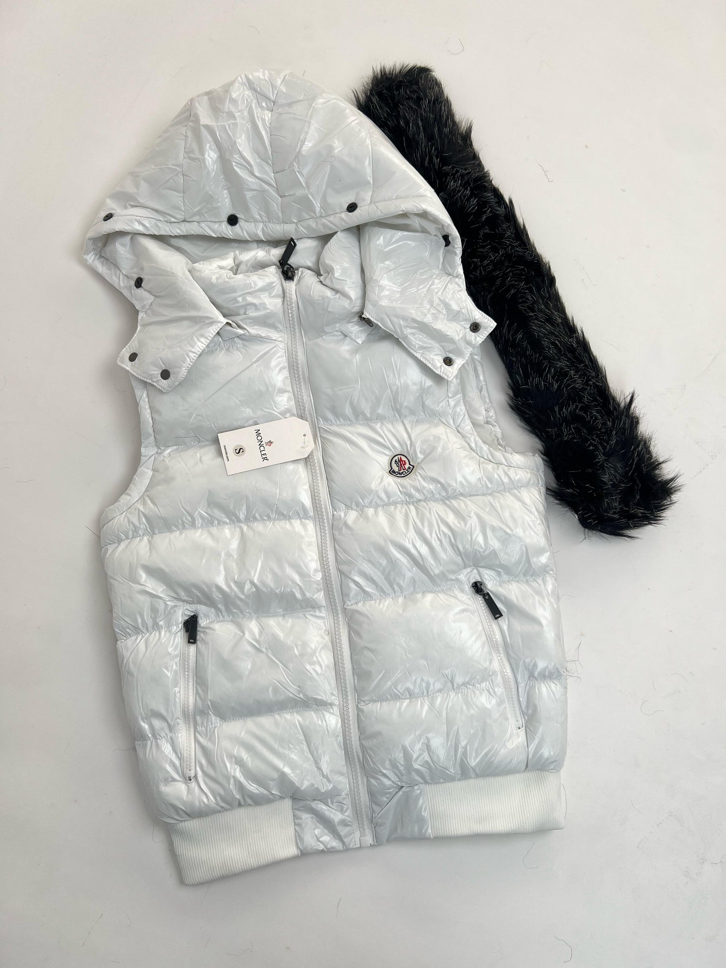 Chaleco moncler blanco