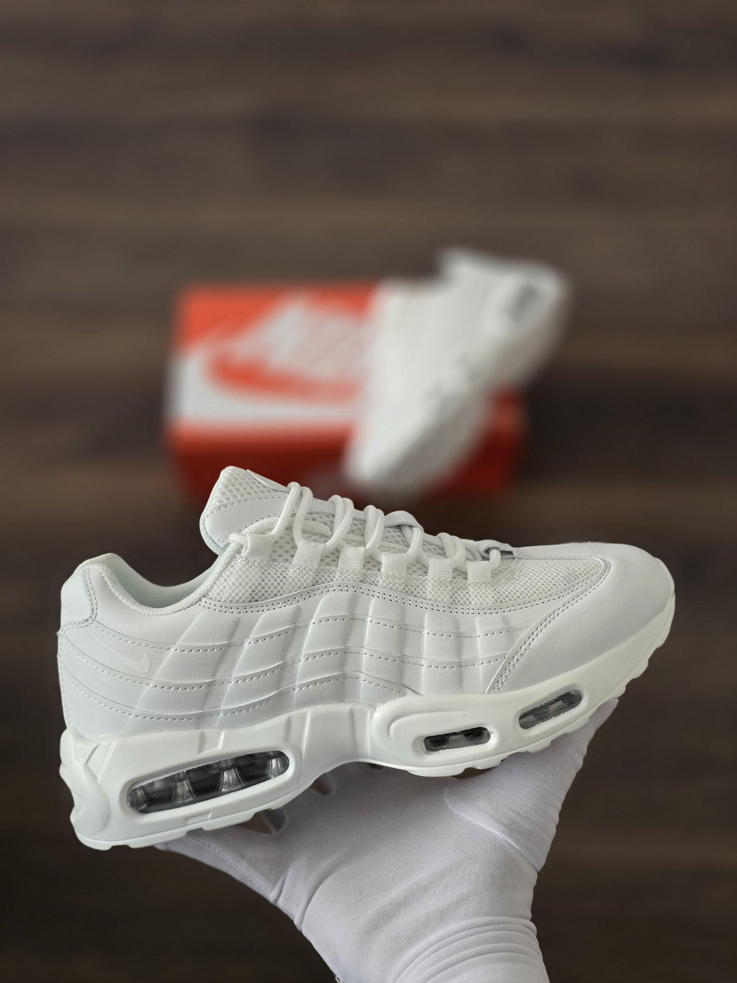 Air max 95 blanca