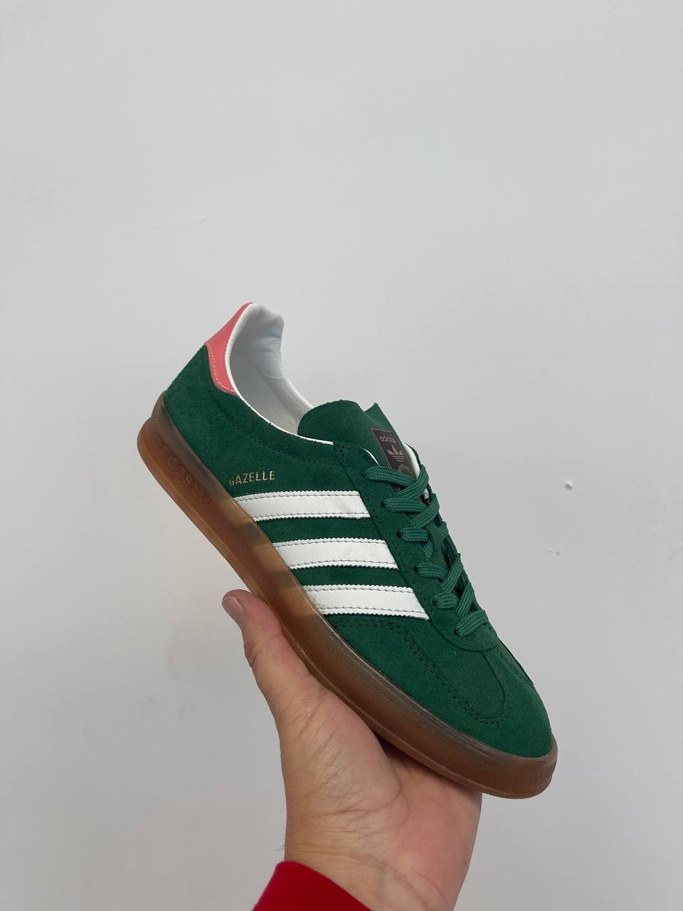 ADIDAS GAZELLE verde y blanco