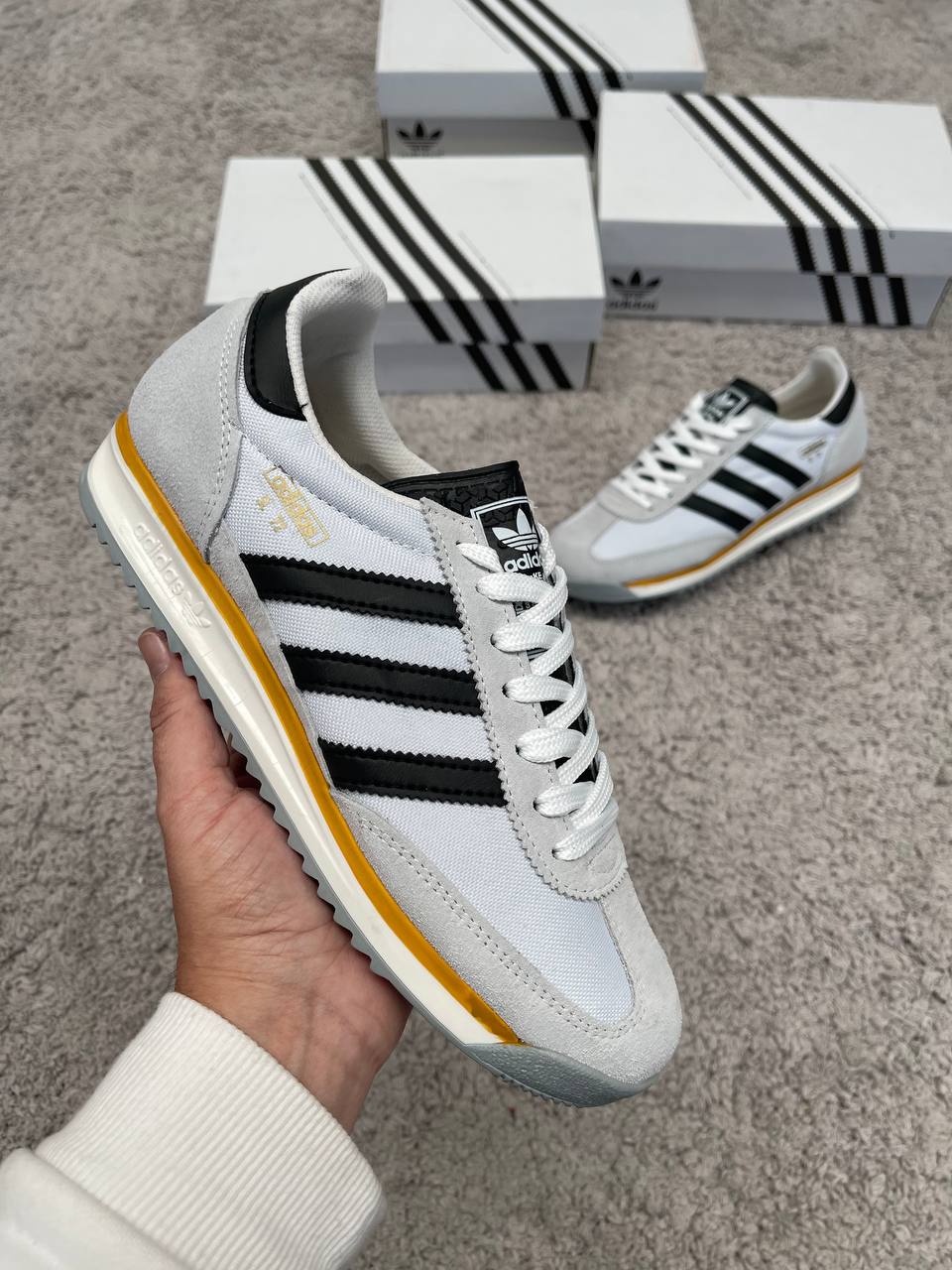 ADIDAS SL 72 GRIS NEGRA