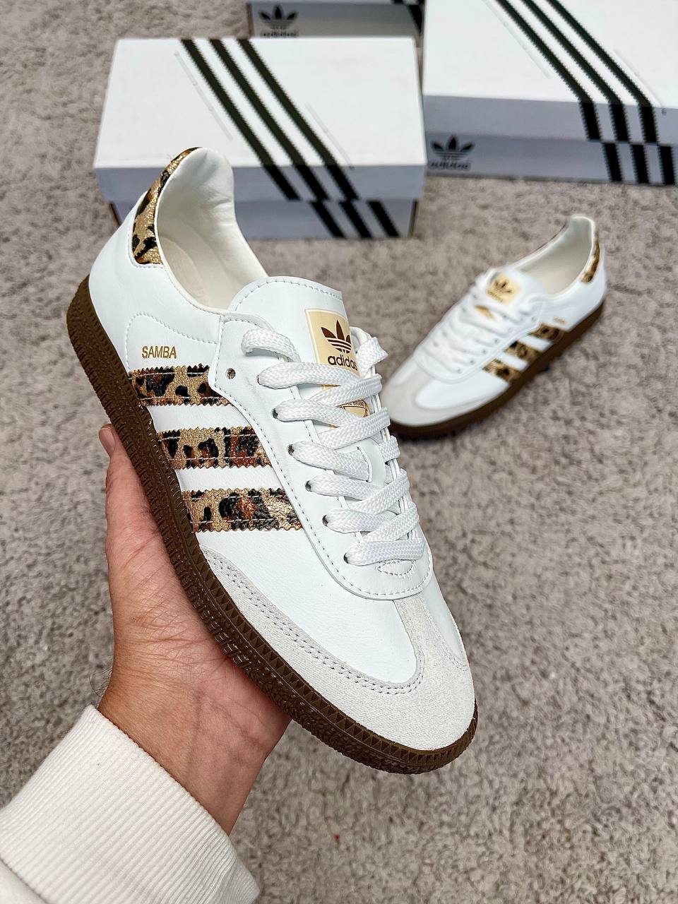 ADIDAS SAMBA BLANCA ANIMAL PRINT