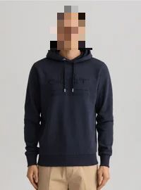 Sudadera GANT azul marino