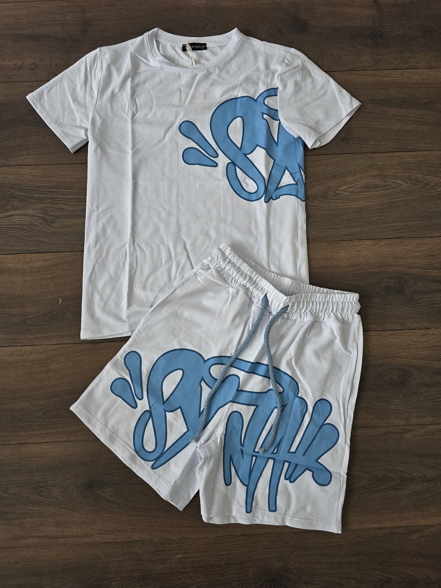 Conjunto verano syna blanco azul