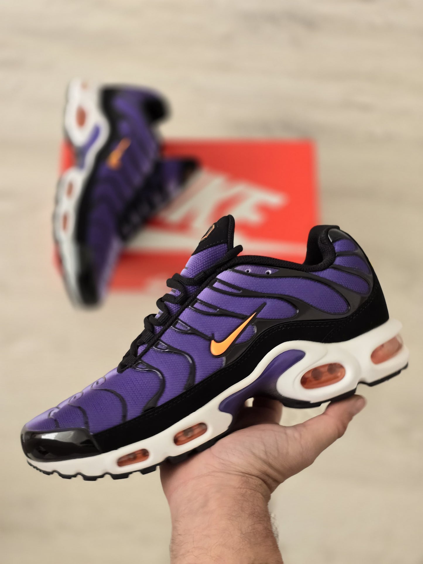 Tn morado logo naranja