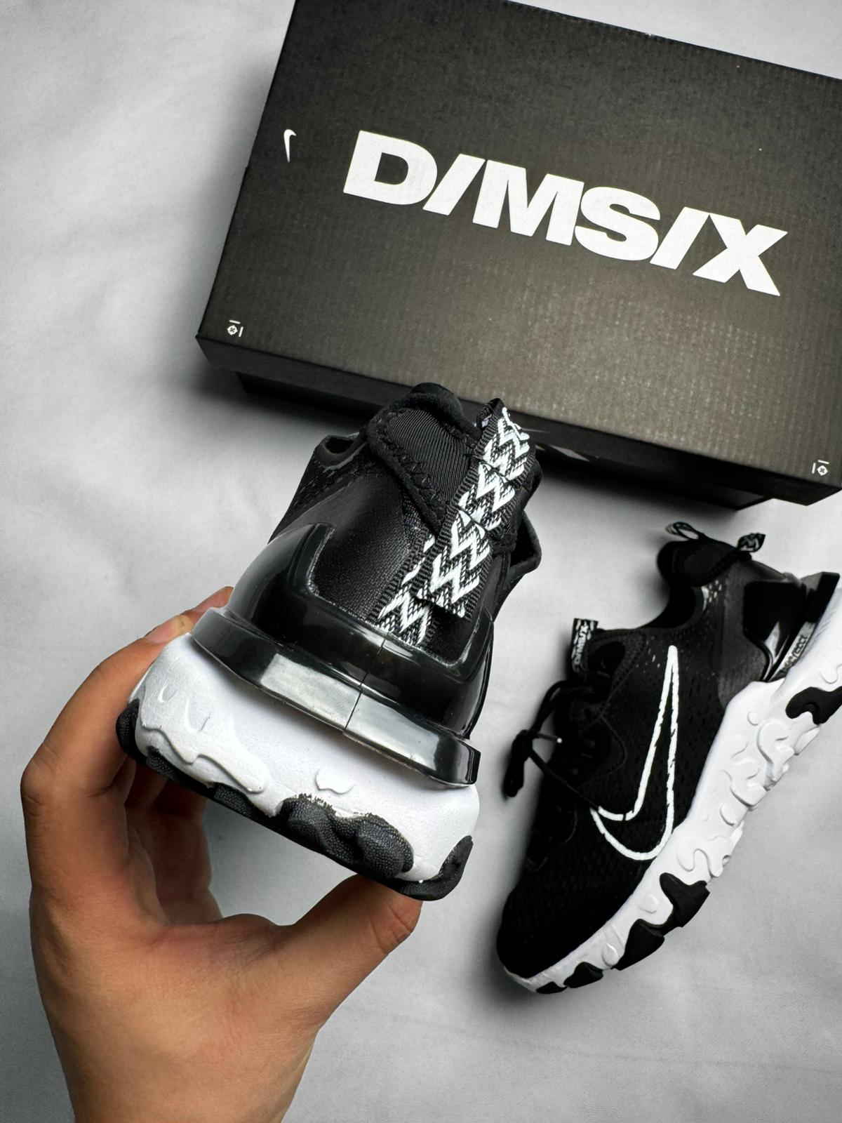 React vision negras logo blanco