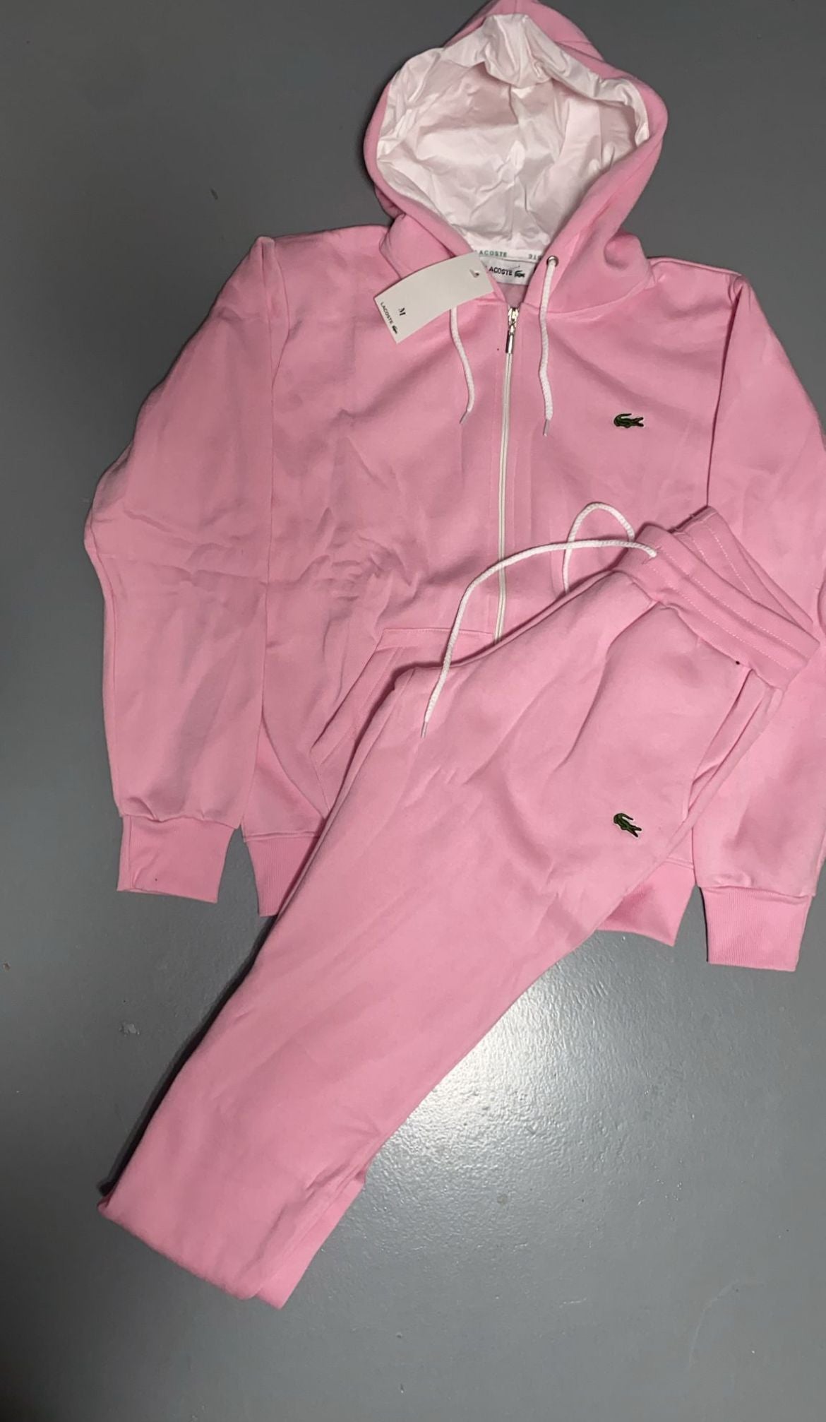 Chandal Lacoste rosa