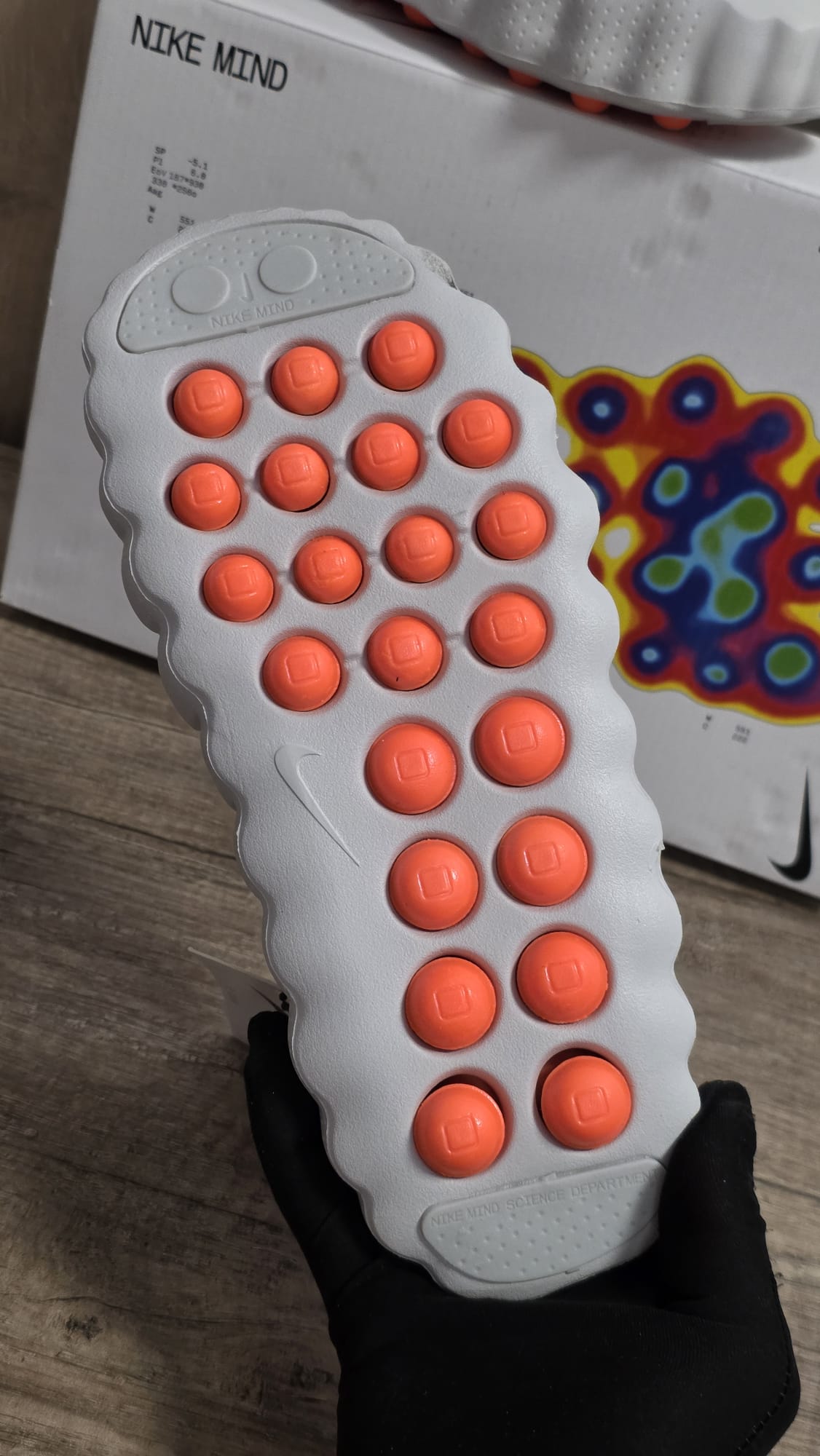 Chanclas Nike mind blancas