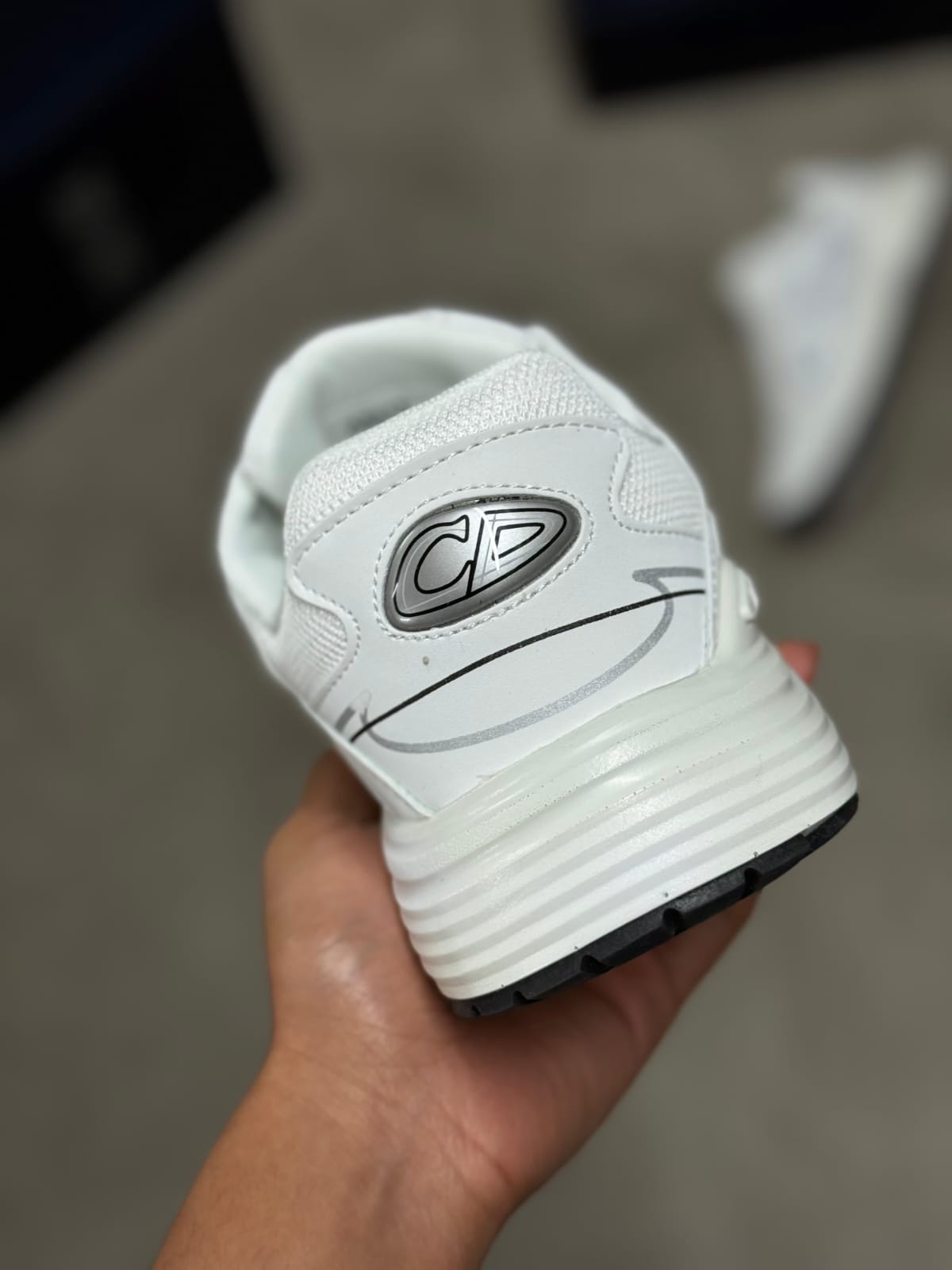 Dior b30 blancas logo gris