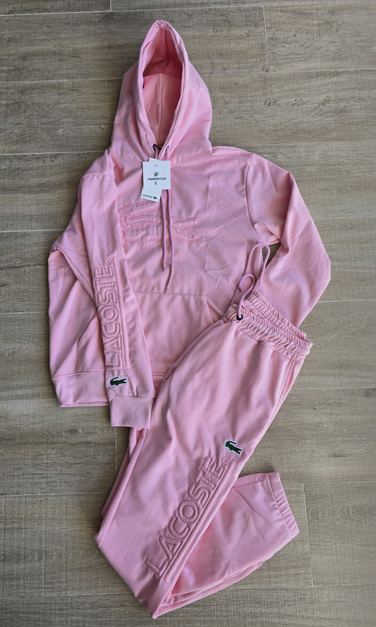 Chandals lacoste rosa