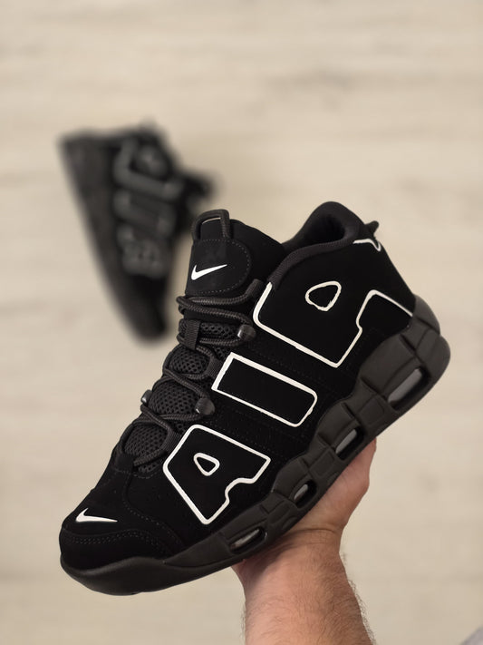 Uptempo negra logo blanco new