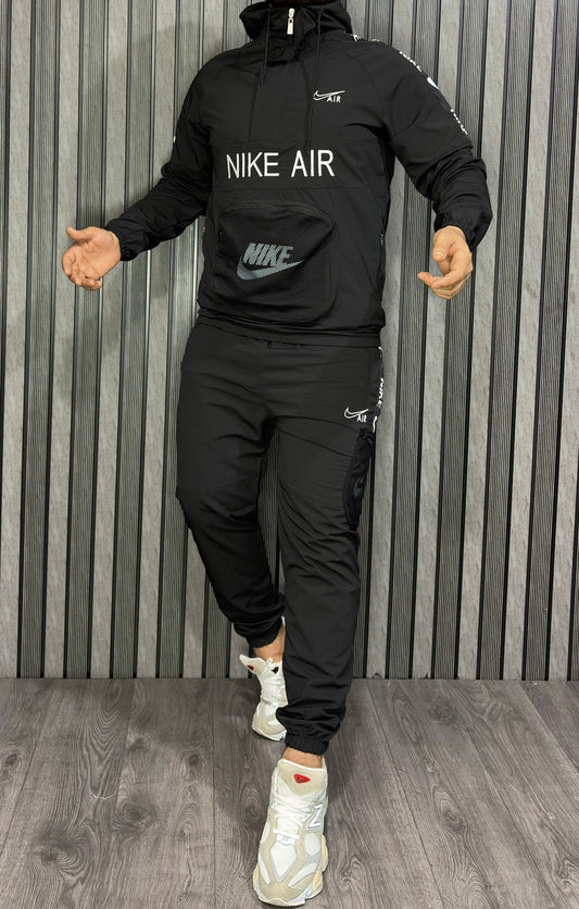 Chandal nike negro logo blanco