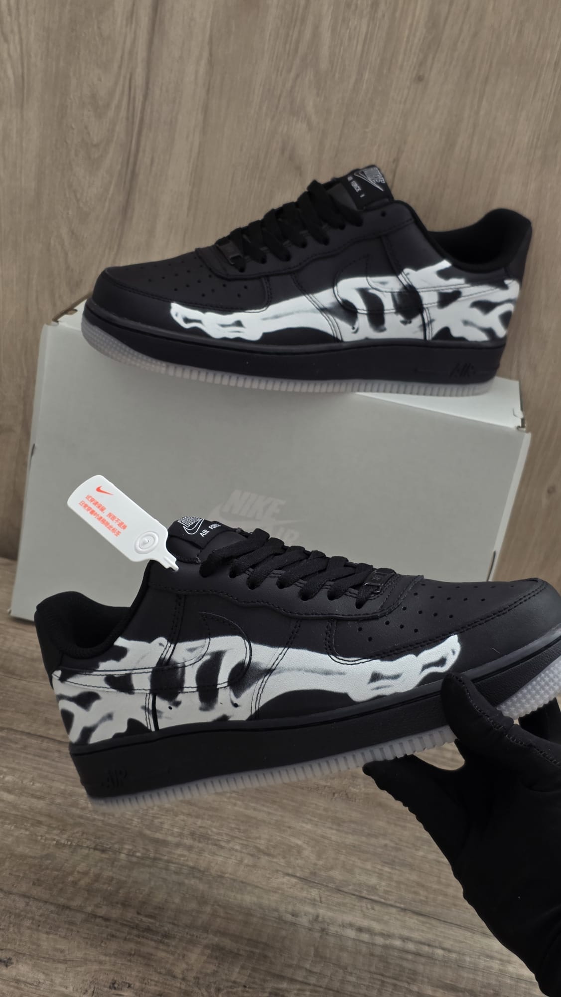Force skeleton negro