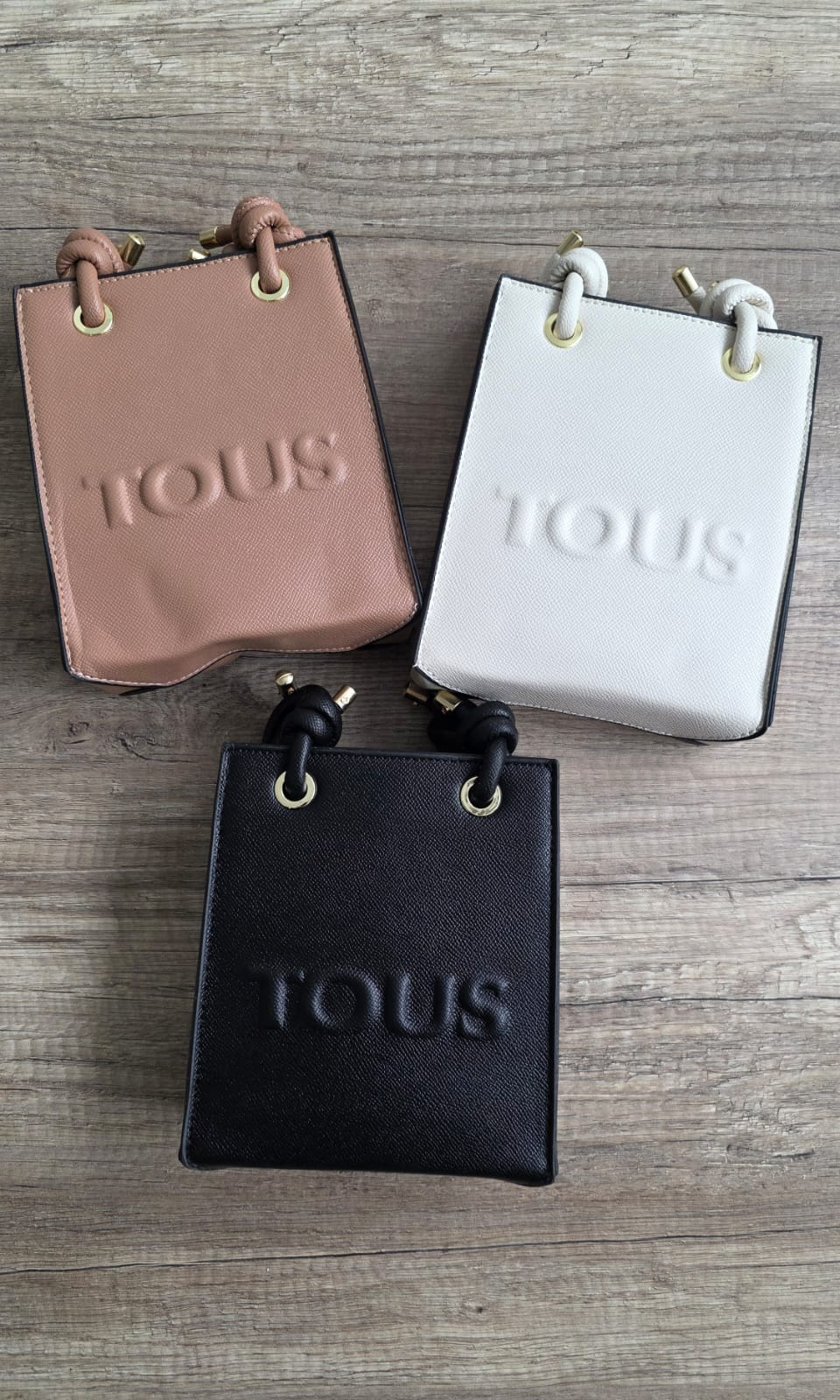 Bolso tous mini blanco
