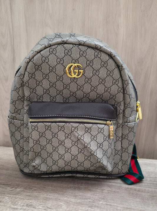 Mochila gucci detalles verdes y rojos