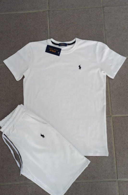 CONJUNTO DE VERANO  DE POLO RALPH LAUREN BLANCO