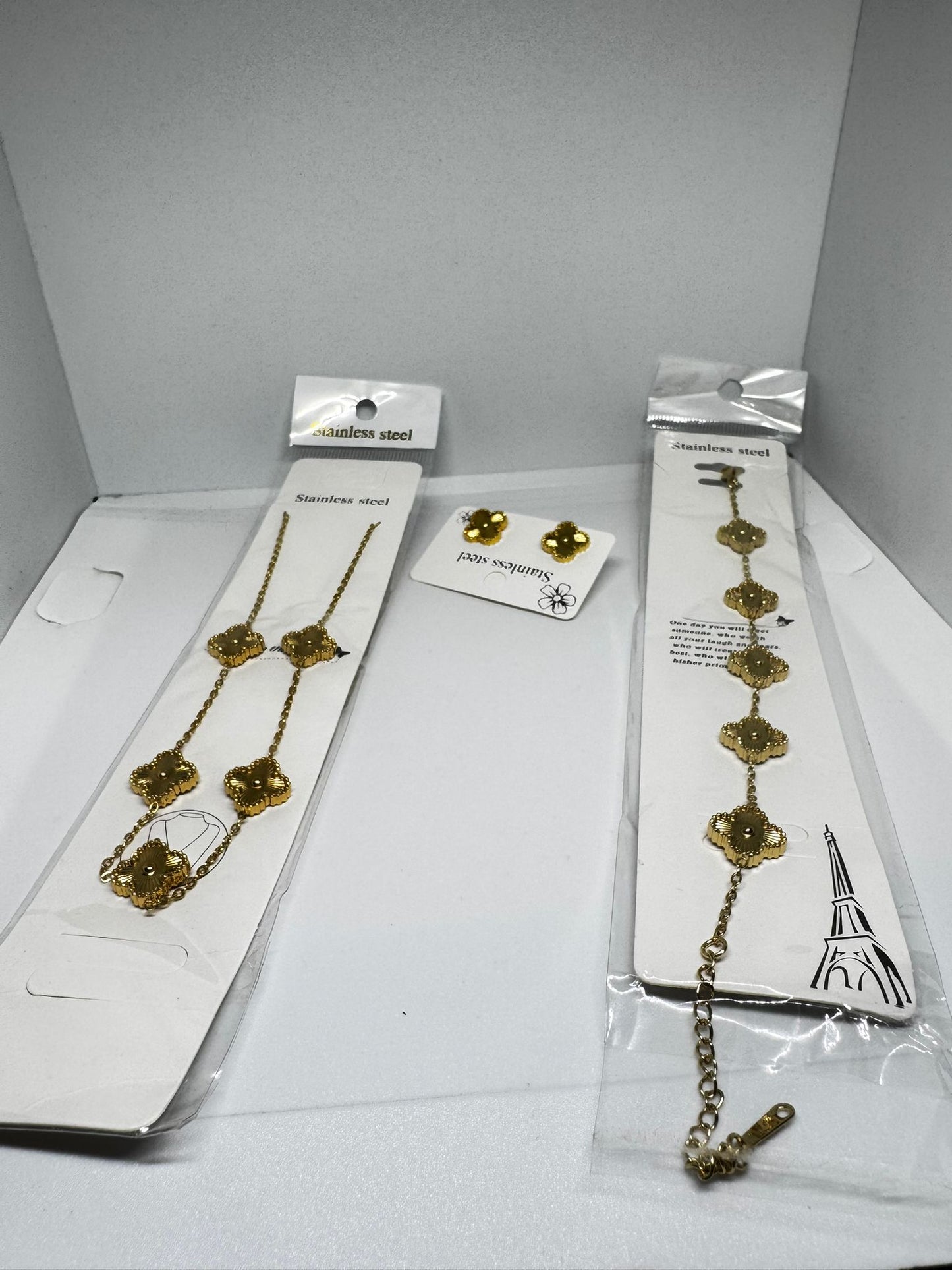 Pack de 3 Collares dorado