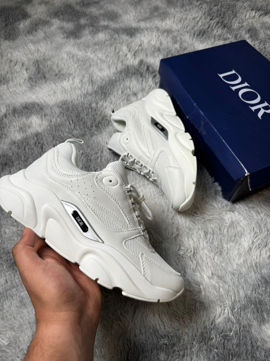 Dior b22 blancas logo negro y gris