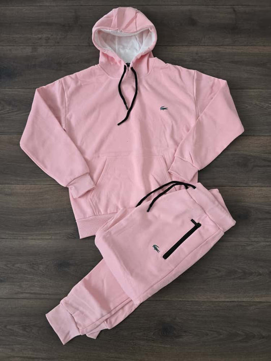 Chandals lacoste basic rosa