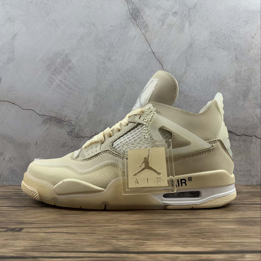 Jordan 4 crema off white