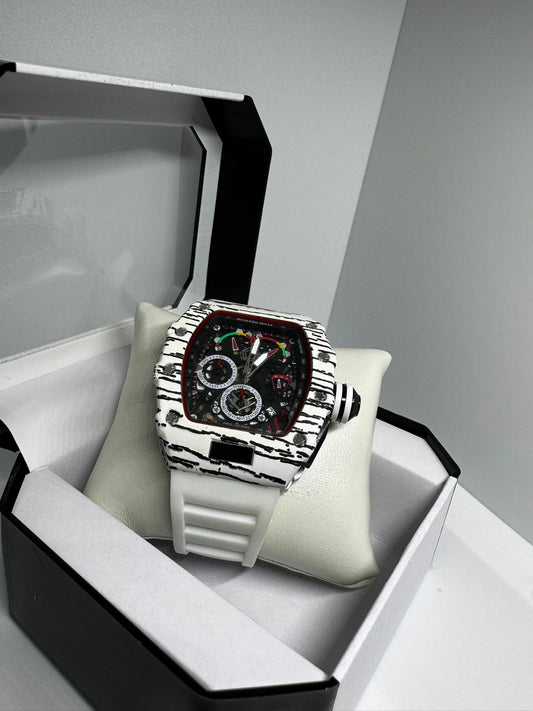 RELOJ RICHARD MILLE ZEBRA Y NEGRO