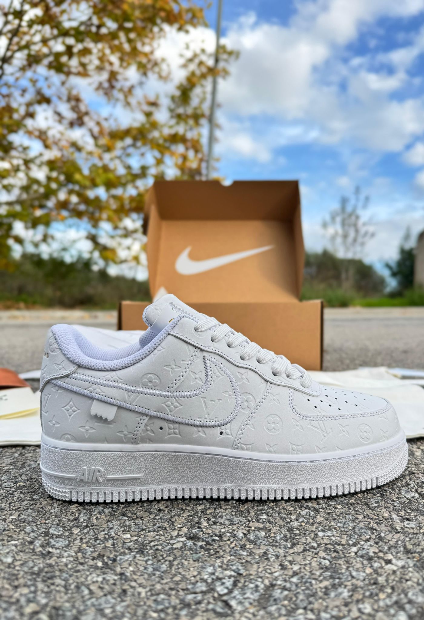Air force x lv blancas