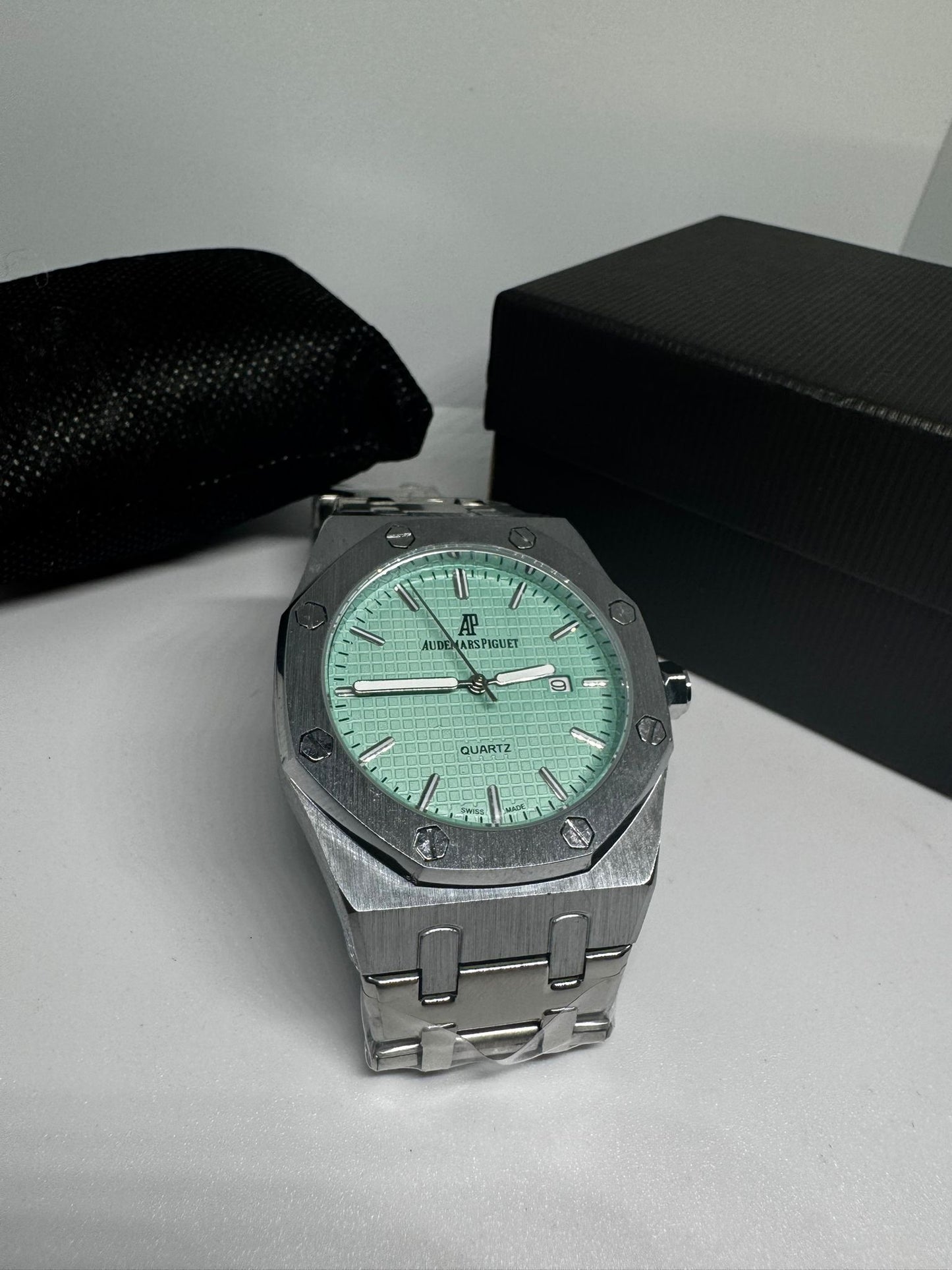 RELOJ audemars piguet gris verde claro