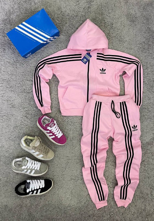 CHANDAL ADIDAS CLASSIC chica rosa y negro