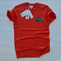 Camiseta lacoste rojo logo verde