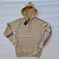 Sudadera Tommy Hilfiger marron logo lateral