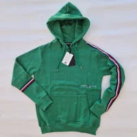 Sudadera Tommy Hilfiger verde logo lateral