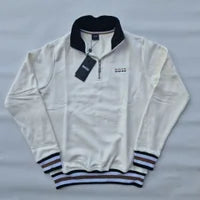 Sudadera HUGO BOSS G5 blanco logo tricolor