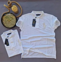 Polo Ralph Lauren blanco logo blanco