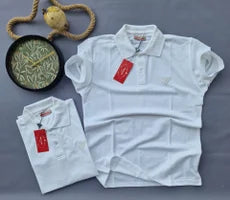 Polo Prada blanco logo blanco