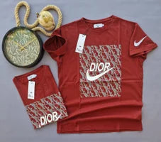 Camiseta nike x dior roja