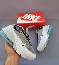 Nike air max 270 PULSE 2024 gris y blanca logo blanco