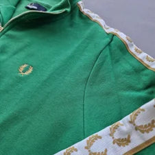 Chaqueta FRED PERRY G5 verdes detalles dorados