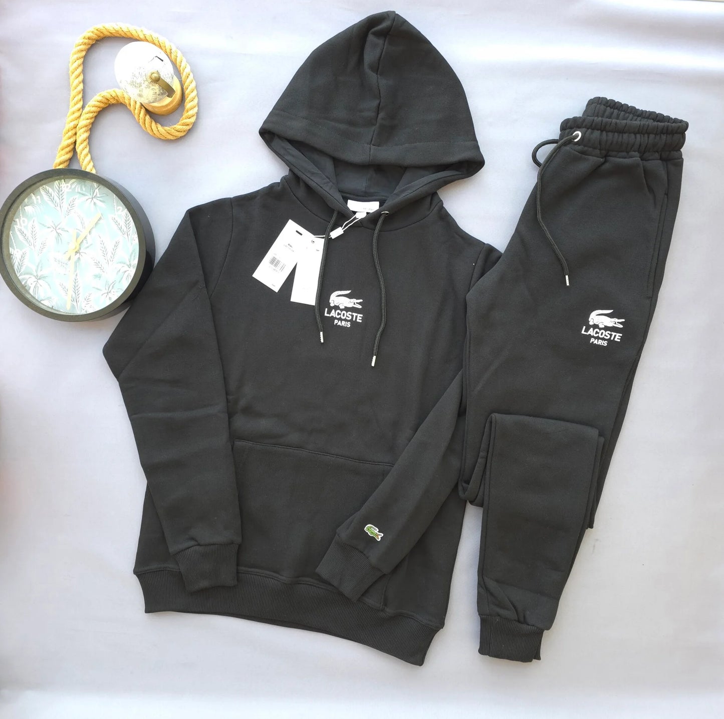 Chandal lacoste azul marino logo blanco