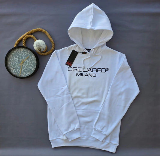 Sudadera DSQUARED G5 blanco logo negro