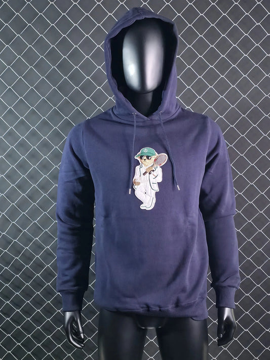 Sudadera ralph lauren azul marino logo oso