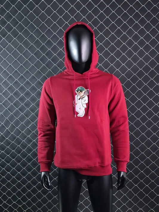 Sudadera ralph lauren rojo logo oso