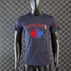 Camiseta DSQUARED2 azul marino logo azul y rojo
