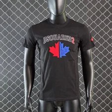 Camiseta DSQUARED2 negro logo azul y rojo