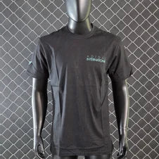Camiseta adidas negra logo verde