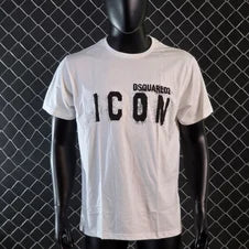 Camiseta DSQUARED2 blanco logo negro