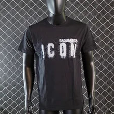 Camiseta DSQUARED2 negro logo blanco