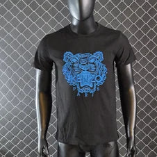 Camiseta Kenzo negro logo azul