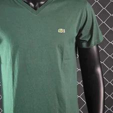 Camiseta lacoste verde logo verde