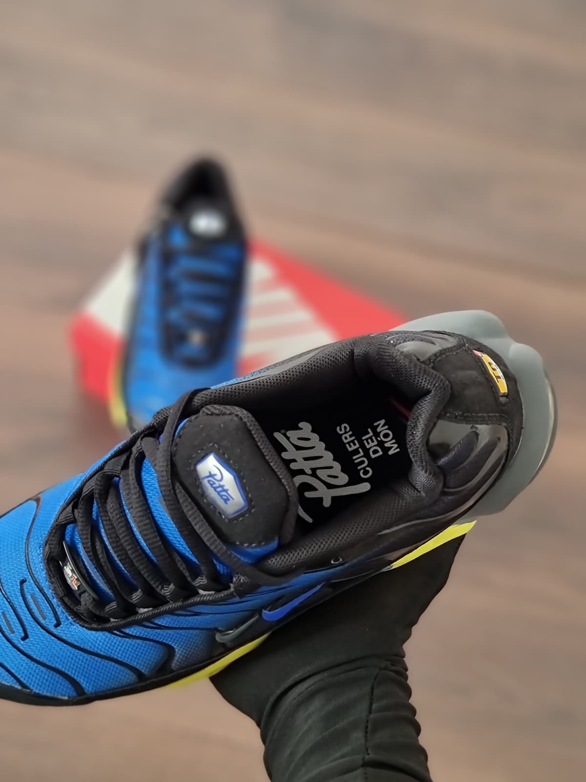 Tn patta Barcelona azul amarilla